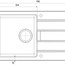 розмір кухонна мийка franke sid slim 957 тектонайт цукру