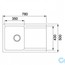 розміри кухонна мийка franke oid 010 білий