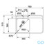 розміри кухонна мийка franke sinos snx 375