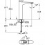 розмір змішувач для раковини grohe eurostyle 23570003
