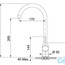 розмір кухонний змішувач franke pola (115.0328.184) ваніль