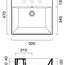 розміри раковина catalano premium 150vp00