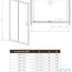 креслення Душові двері Radaway Premium Plus DWJ 130 (33333-01-06N) фабрик