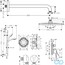 креслення Душова система Hansgrohe Talis E 71405002