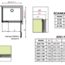креслення Душова кабіна Radaway Arta KDS I 130 двері W 820 + 410 + S2 80 (386820-03-01L/R + 386102-03-01L/R + 386110-03-01