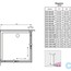 креслення Душова кабіна Radaway Espera KDD 100x100 (380152-01L + 380152-01R