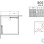 креслення Душова кабіна Radaway Eos KDD-B 100 37323-01-01N