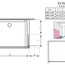 креслення Душова кабіна Radaway Eos II Walk-in 100 ліва 3799502-01L