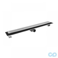 Дренажный канал Inox Style Supra-line Classic 885 мм решетка "Квадраты" L88505