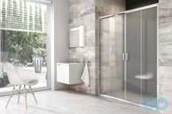 Душевые двери Ravak Blix BLDP4-140 0YVM0100Z1 белый+transparent