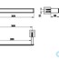 креслення Полотенцедержатель Gessi Eleganza 46497-031 30 см хром