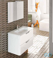 Тумба c умывальником Royo Life 80 см 123877 + 123498 белая