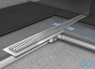 Дренажный канал ACO ShowerDrain C-line 685 мм 408722 с фланцем, низкий сифон