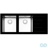 Кухонна мийка Apell Pura 1170 х 510 PU1162IRBC чорне скло