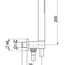 Душова система Flaminia Fold FL2570 технічна схема 2