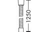 креслення Душовий шланг Hansgrohe MARIFLEX 28152000