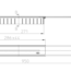 розмір решітка душового лотка hutterer & lechner infloor глянцева 950 мм hl053p/95