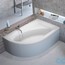 Ванна акрилова Radaway Mistra 150x100 права WA1-07-150x100P
