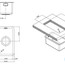 розмір кухонна мийка apell ferrara plus 220 х 380 мм fem18ubc розміри