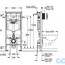 креслення Інсталяція для унітазу Grohe Rapid SL 38539001 + клавіша змиву Grohe 38505000