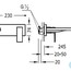 розмір змішувач для раковини tres cuadro 00620004