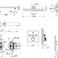 креслення Душова система прихованого монтажу Grohe Grohtherm SmartControl 34506SC2