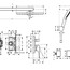 креслення Душова система прихованого монтажу Hansgrohe Raindance 23815000