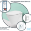 Інсталяція Grohe Rapid SL з унітазом підвісним Roca Volta A34HV18000