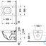 чертеж Унитаз подвесной Duravit Starck 3 42000900A1