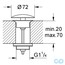 креслення Донний клапан Grohe 65808000