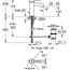 чертеж Смеситель для раковины Grohe Essence 23589A01