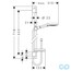 Душова система Hansgrohe Showerpipe Raindance Select S 2729700S PowderRain технічна схема 2