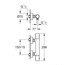 креслення Термостат для душа Grohe Grohtherm 1000 Cosmopolitan 34065DA2