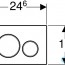 креслення Кнопка змиву Geberit Sigma20 115.882.JQ.1