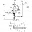 креслення Кухонний змішувач Grohe Concetto 32661DC3